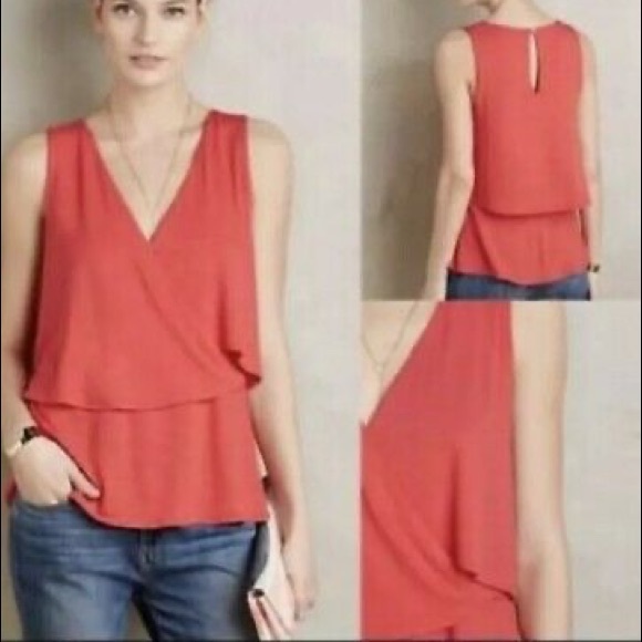 Anthropologie Deletta Velma tiered tank top - Picture 7 of 7